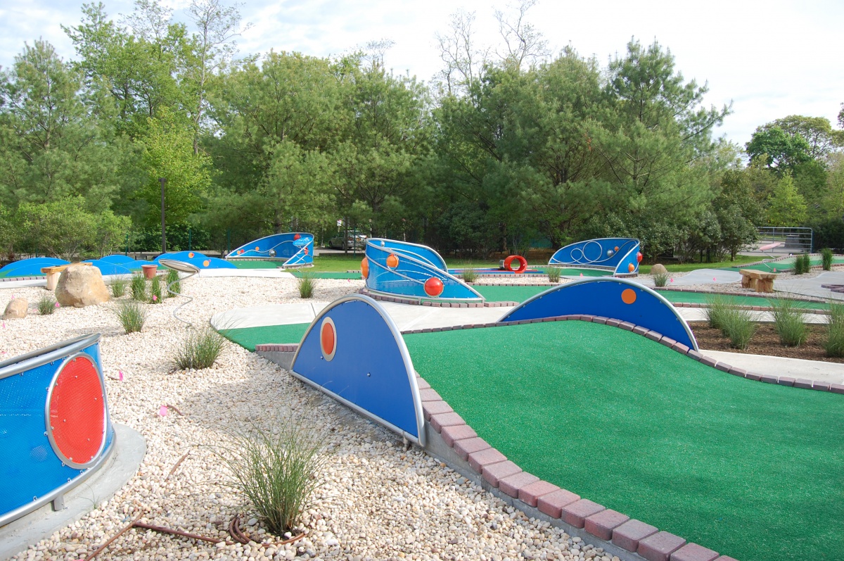 Children's Museum of the East End new mini golf course.