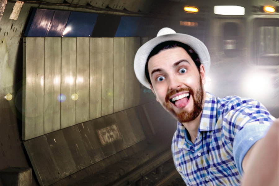 Paul Paulo took this selfie before the Hamptons Subway struck and killed him