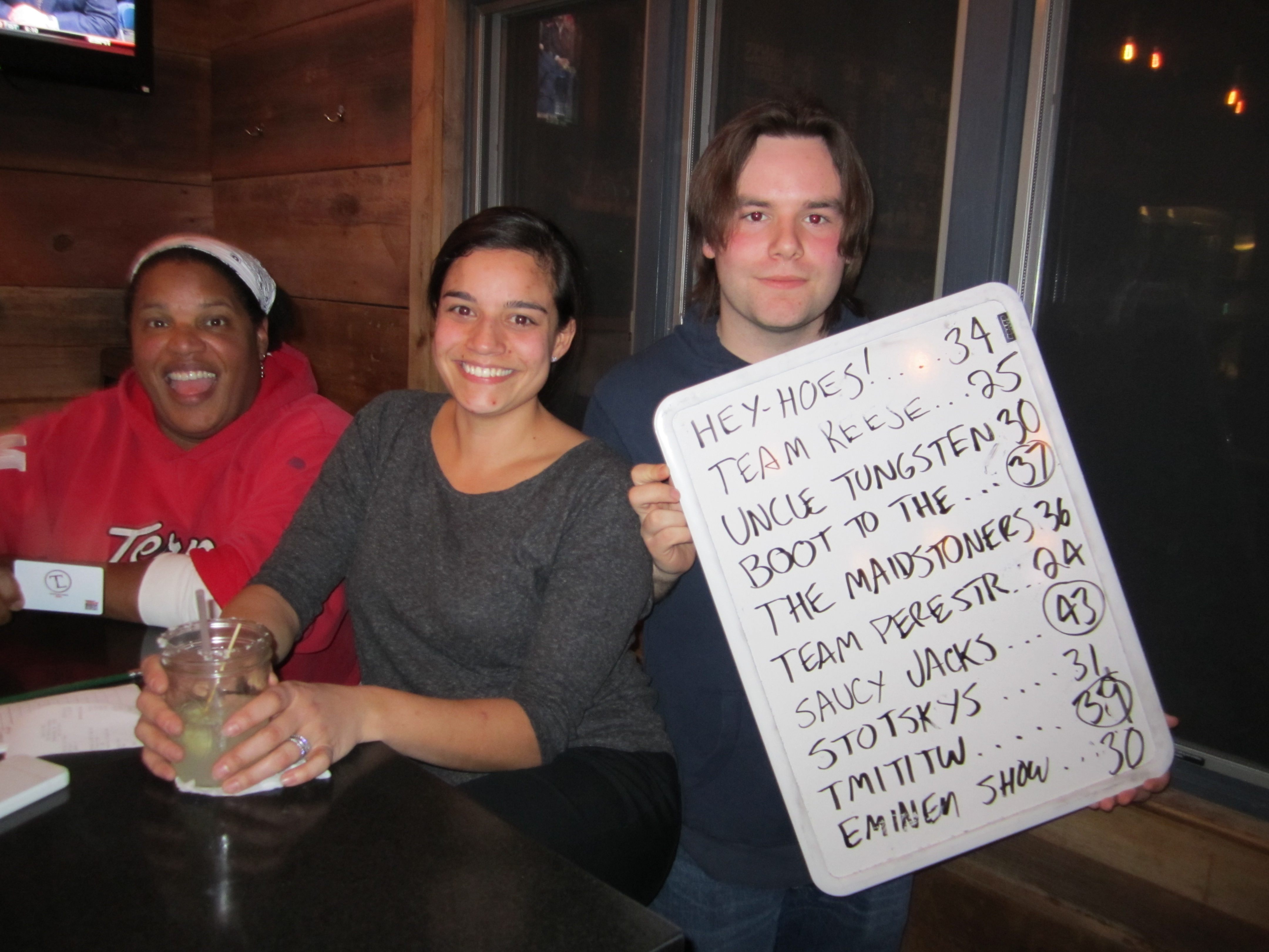 The Saucy Jacks: L to R, Cheryl Bedini, Joanne Prime, Spencer Boehm