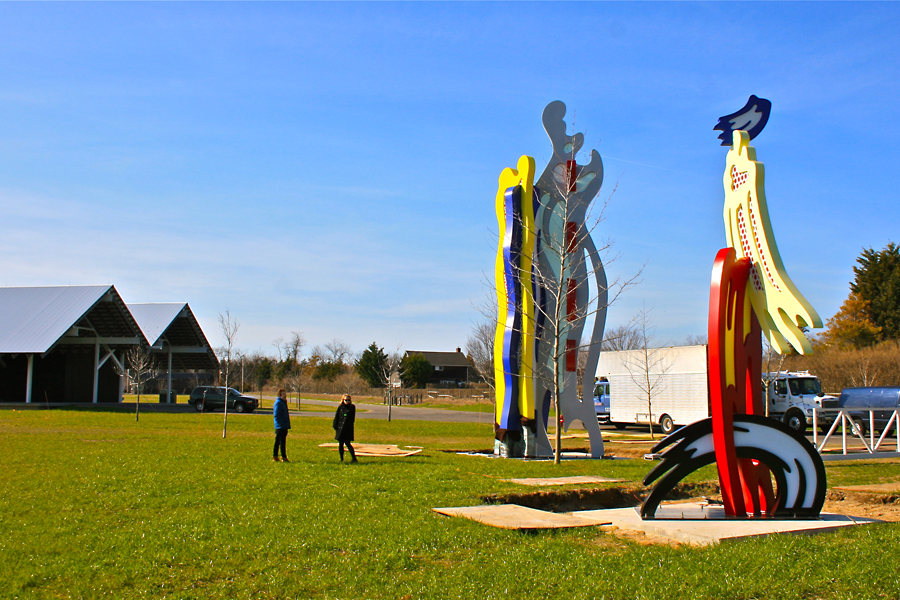 Roy Lichtenstein Tokyo Brushstrokes Parrish Art Museum in Water Mill