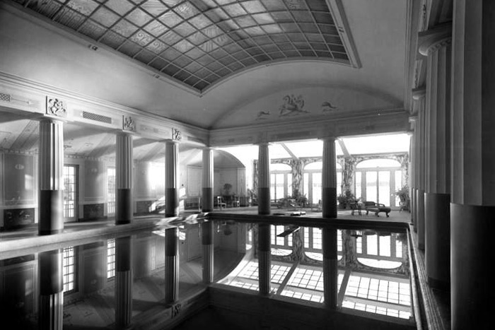The pool at the Port of Missing Men, Southampton