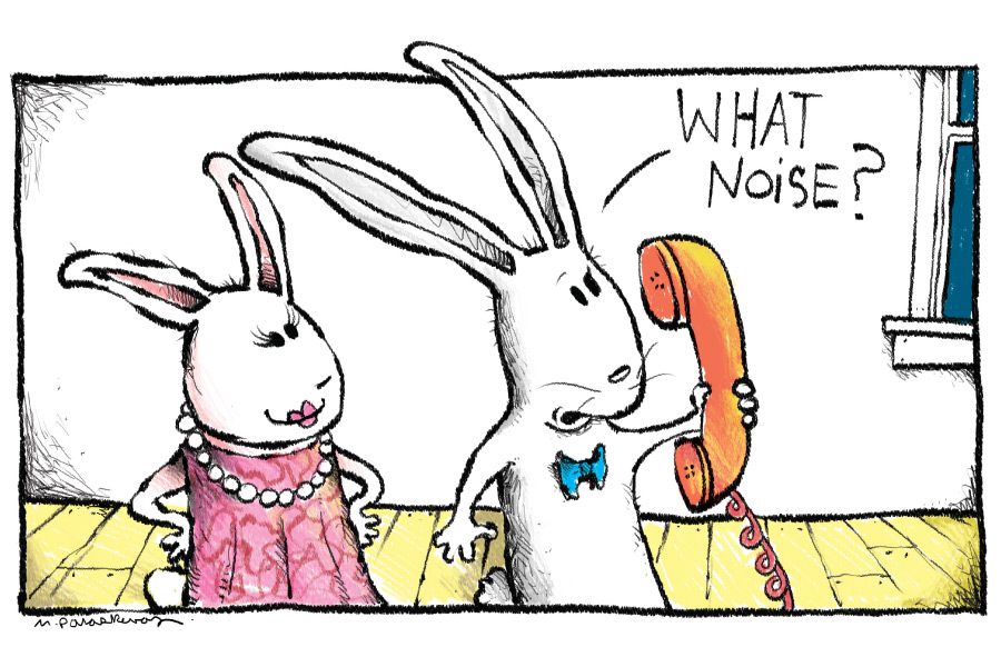 Sex Noise Cartoon by Mickey Paraskevas