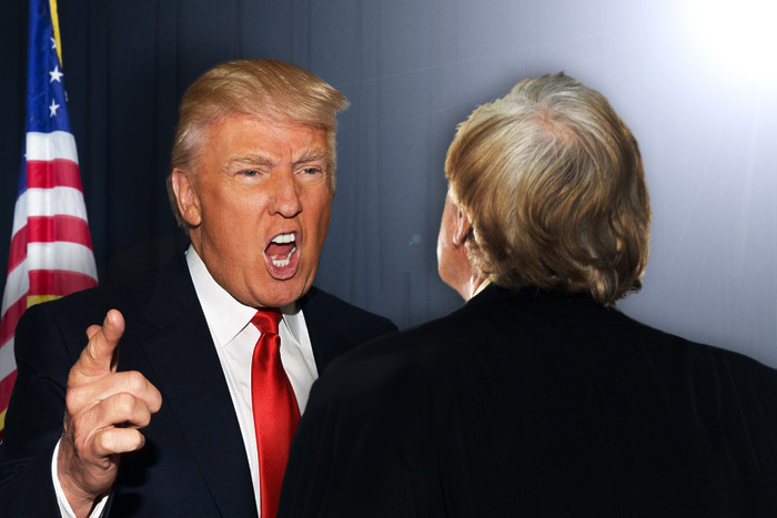 Donald Trump and Hamptons Subway Commissioner Aspinall don't share political leanings, but they seem to agree in the hair department