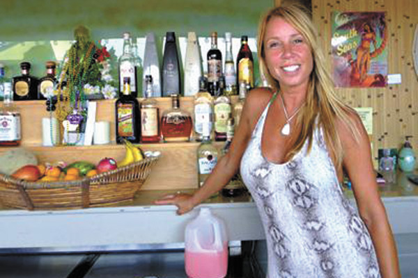 Lynn Calvo of Lynn's Hula Hut in Montauk