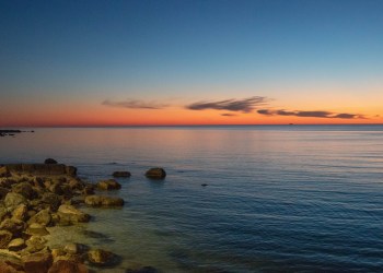 Sunset at The Halyard at Sound View in Greenport