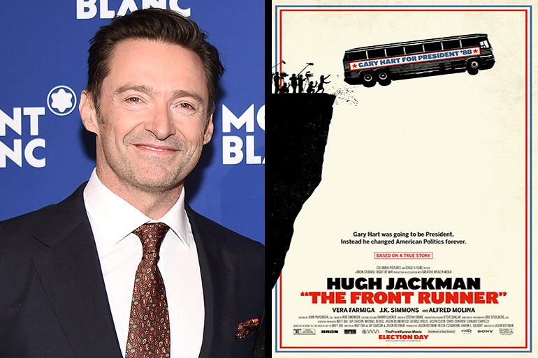 Hugh Jackman stars in "The Front Runner" on Nov 7, Photos: ©PATRICKMCMULLAN.COM, ©Sony Pictures