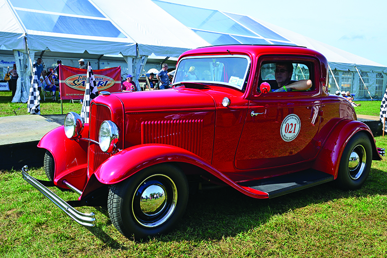 One of the classic cars participating in the Road Rally, Photo: Barbara Lassen