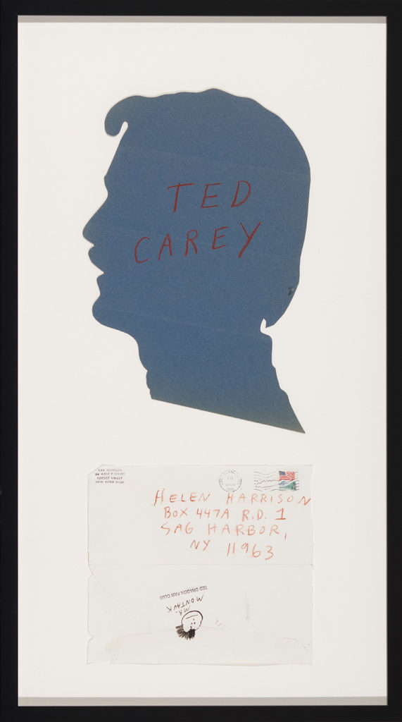 Ted Carey silhouette by Ray Johnson