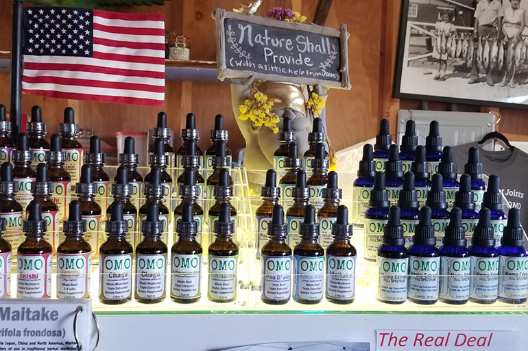 Open Minded Organics oils, including CBD