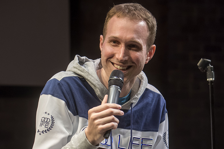 Comedian Joe Vecsey, Photo: Michael Heller