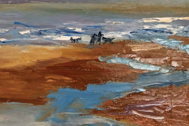 February 1 2019 Dan's Papers cover art (detail) by Gregori Oleanik