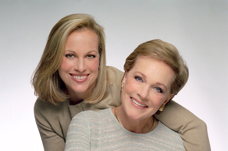 Emma Walton Hamilton and mother Julie Andrews