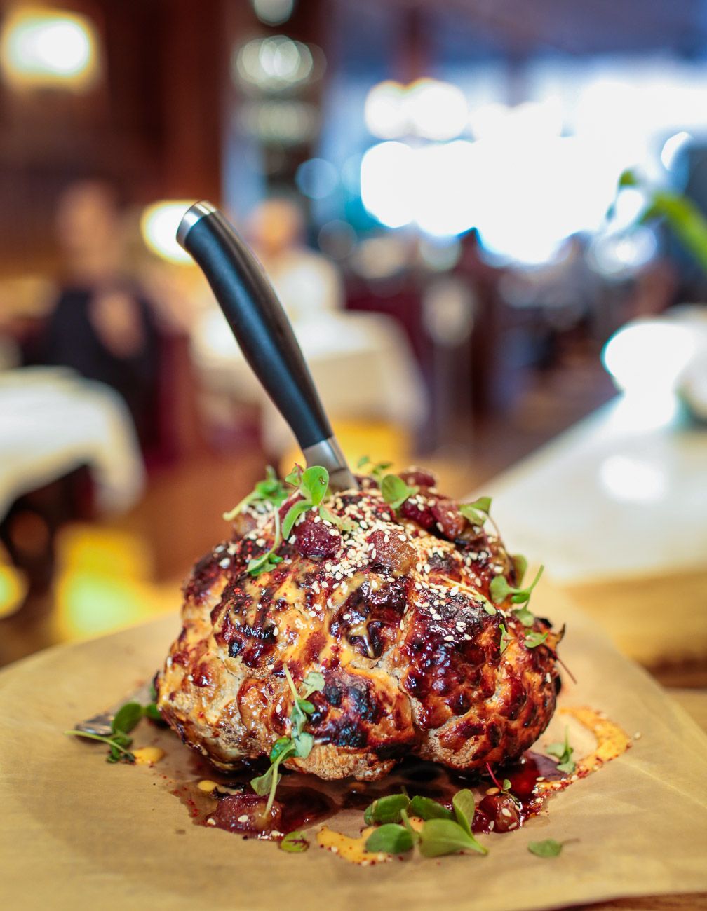 One of the many East and Passover specials available at Lulu Kitchen and Bar