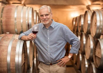 Roman Roth at Wölffer Estate Vineyard in the Hamptons