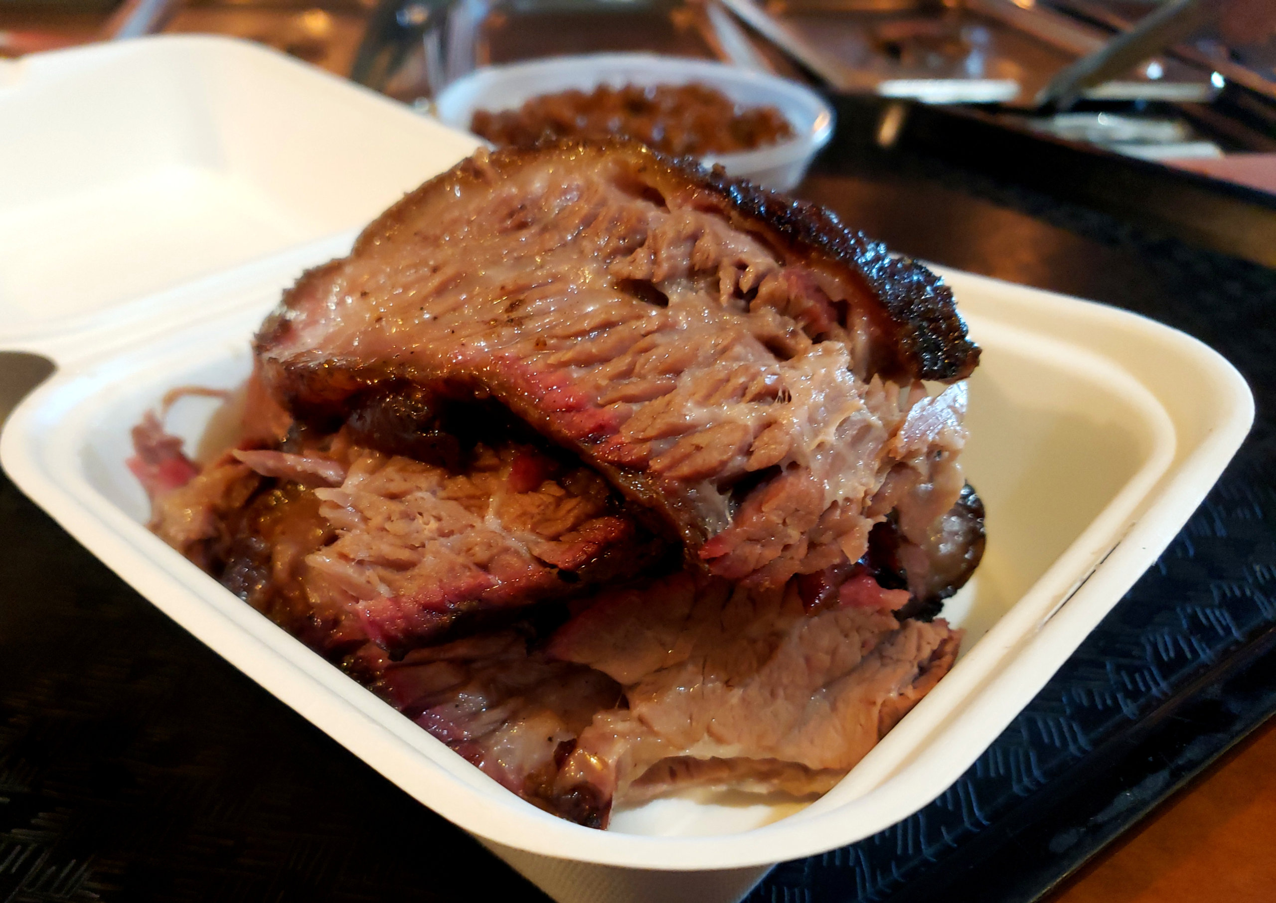 The TownLine BBQ smoked brisket