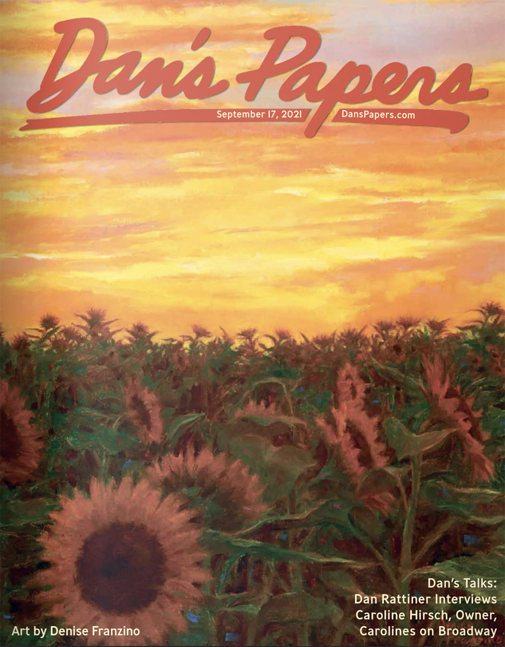 September 17, 2021 Dan's Papers cover art by Denise Franzino Larger