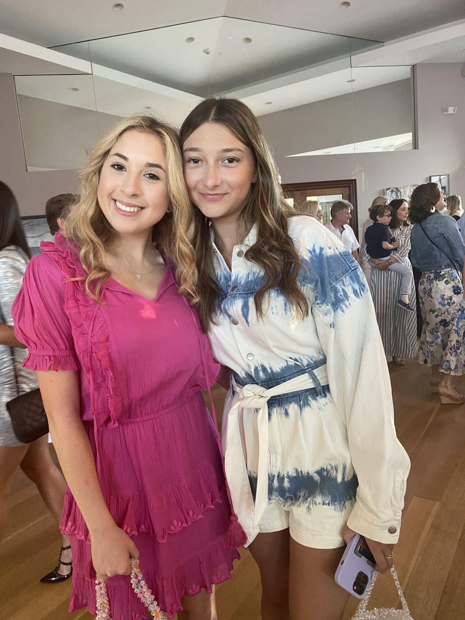 TikTok sensation Carrie Berk (left) with friend