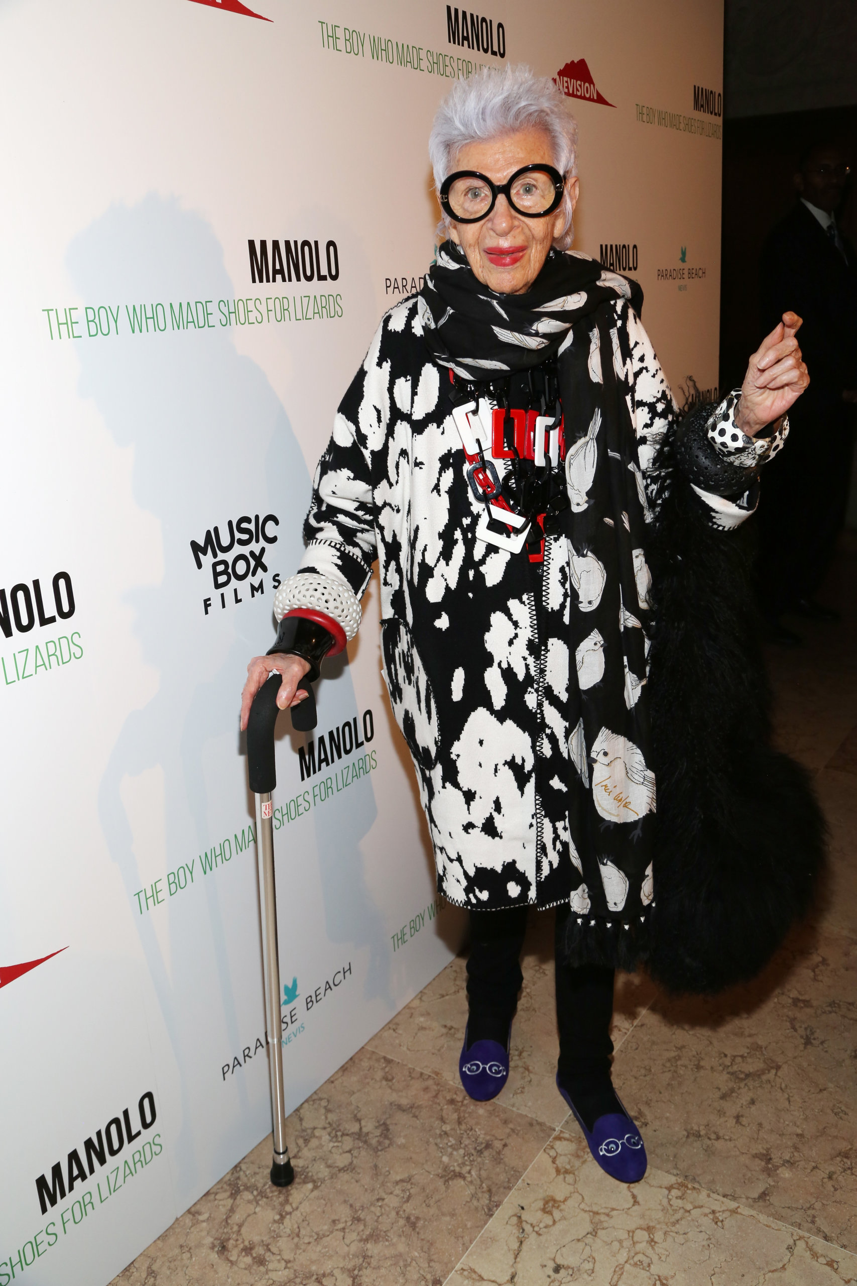 Iris Apfel is celebrating her 101st birthday in the Hamptons