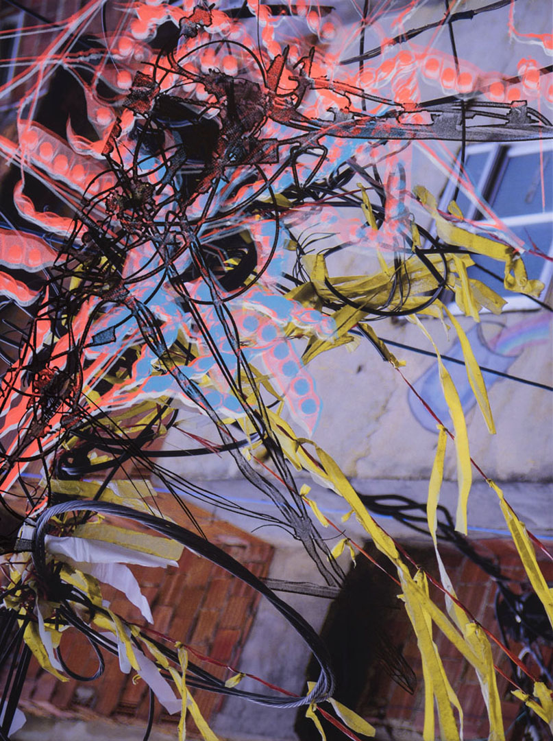 Steve Miller "Far Enough Away," 2019, Inkjet and silkscreen 40" x 30”