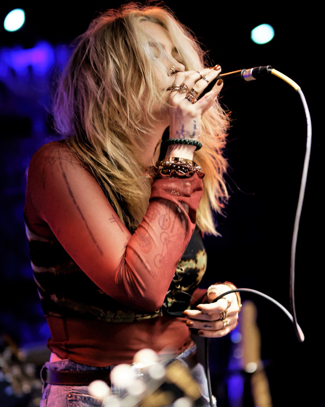 Paris Jackson performing at The Stephen Talkhouse
