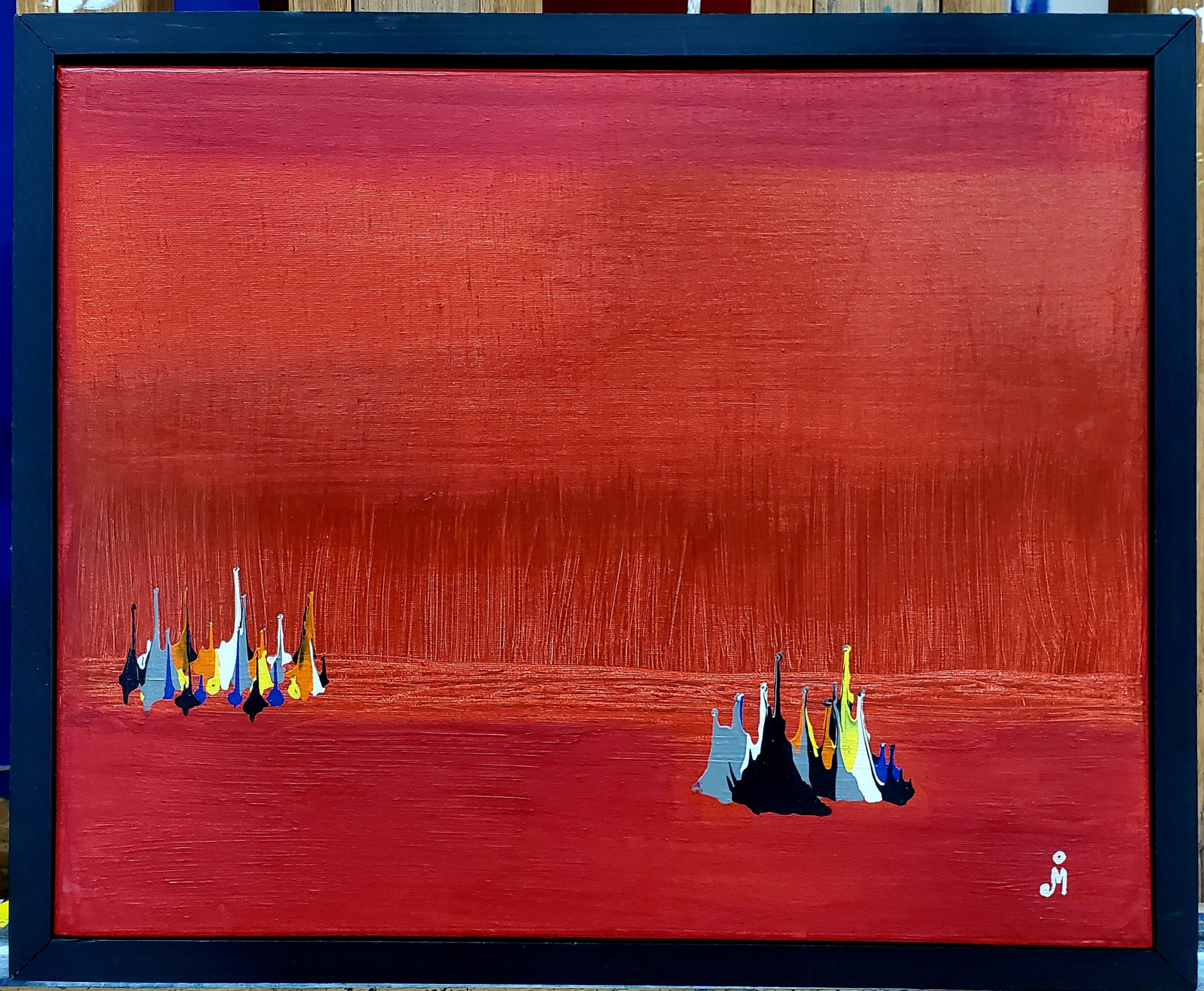 A piece in the Oscar Molina "Children of the World" series