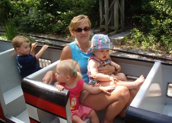 All aboard Greenport Express Miniature Railroad!
