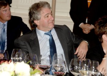 Leon Black at a benefit dinner in December 2014