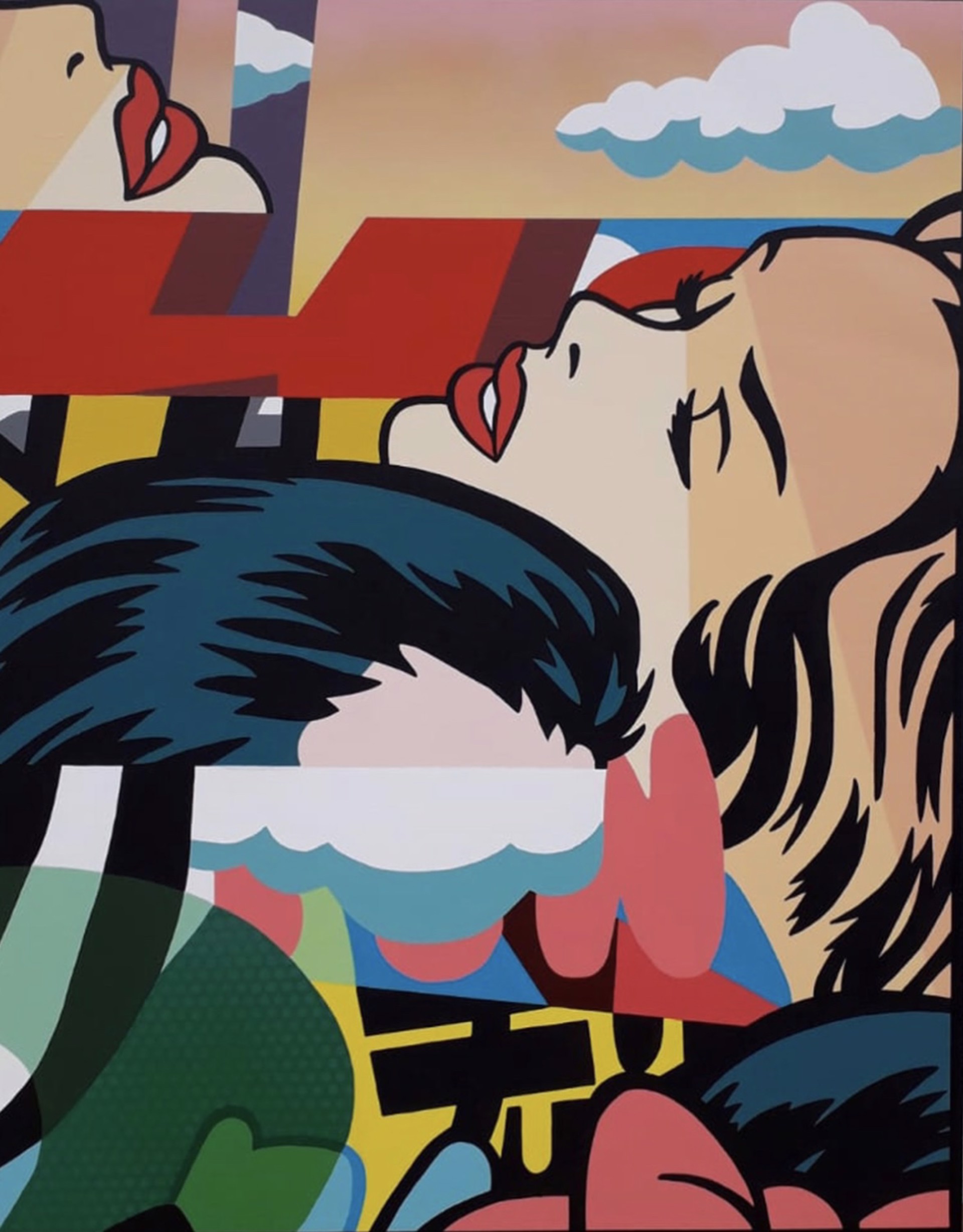 Stephane Gubert's "Love Love" is on view at The White Room Gallery now in the Hamptons