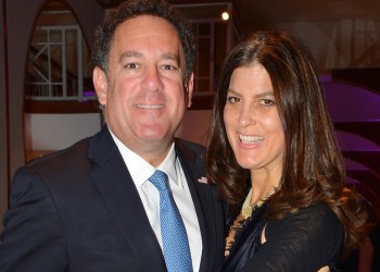 Brookville Mayor Daniel H. Serota and his wife Cherie Serota