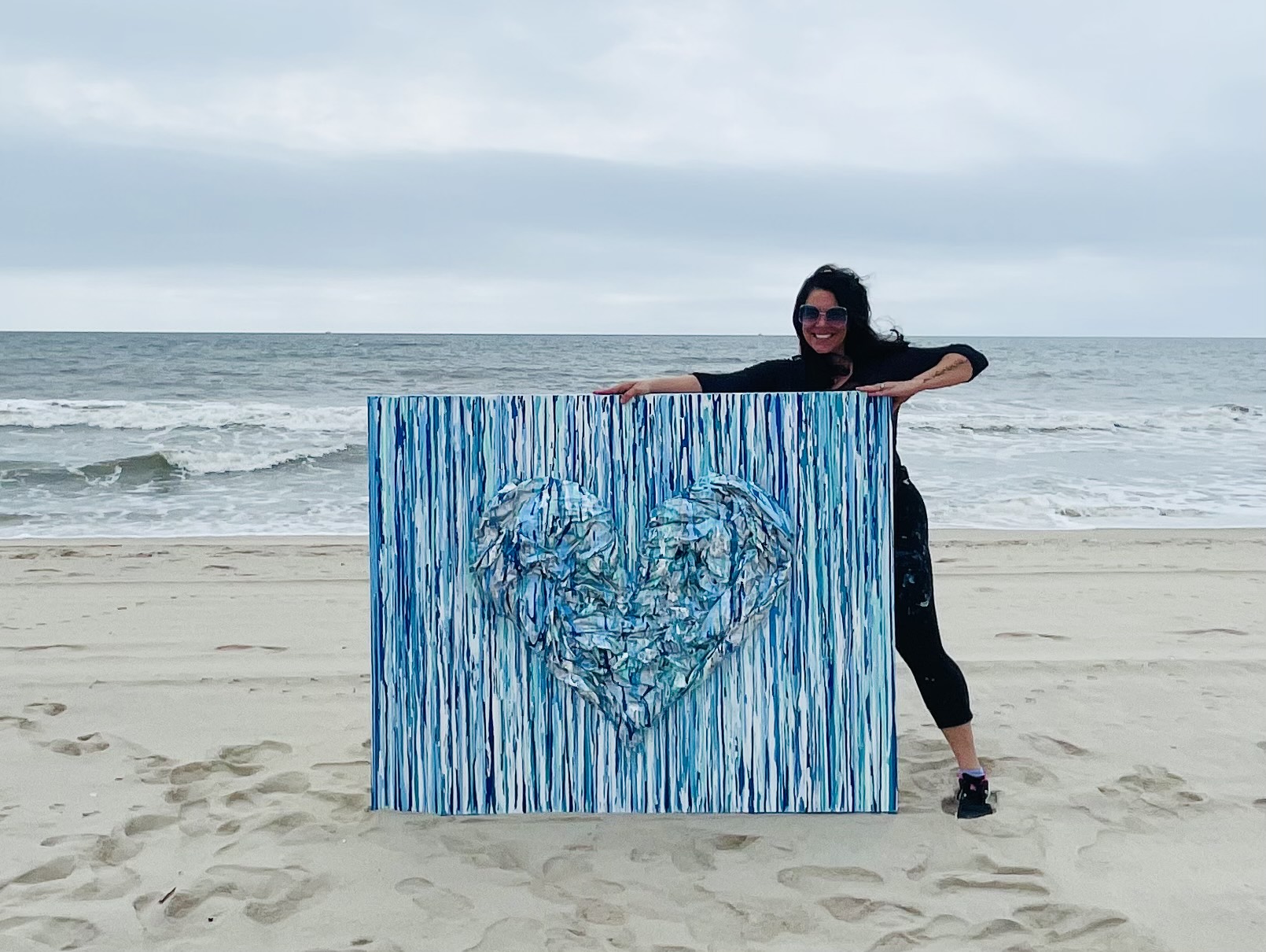 Jennifer Jo Contini with a Pop Heart