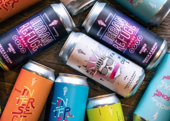 A selection of craft beer from Torch & Crown Brewing