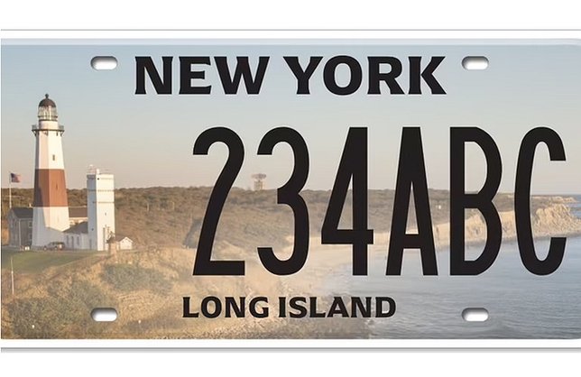 LI's new Montauk Lighthouse license plate