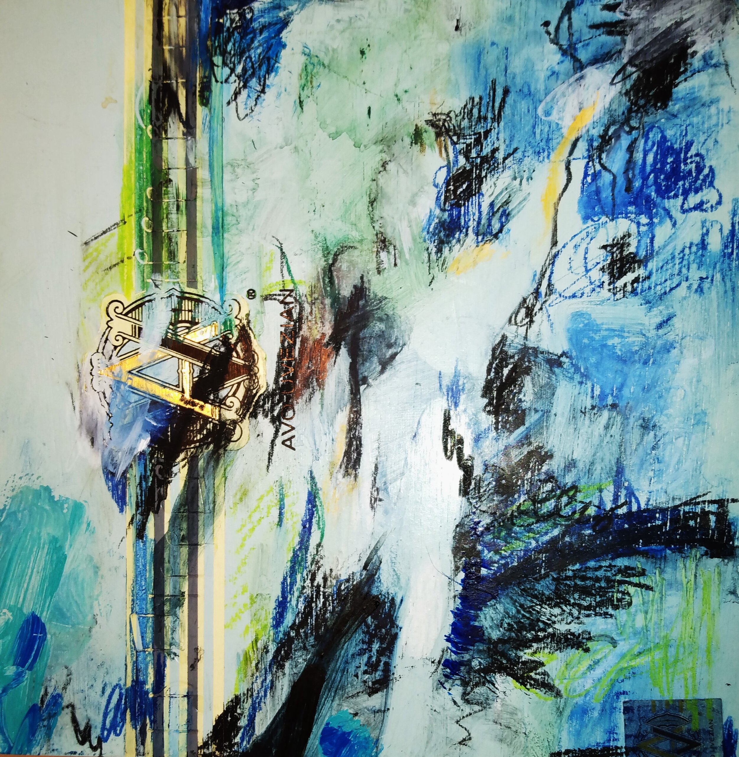 Box art by Marilyn Church for 2023 East End Hospice Box Art Auction