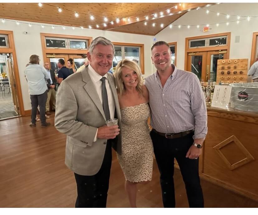 L.-R.: New 12 former co-anchors Doug Geed and Danielle Campbell, along with producer Henry Salmaggi. (Courtesy of Danielle Campbell)