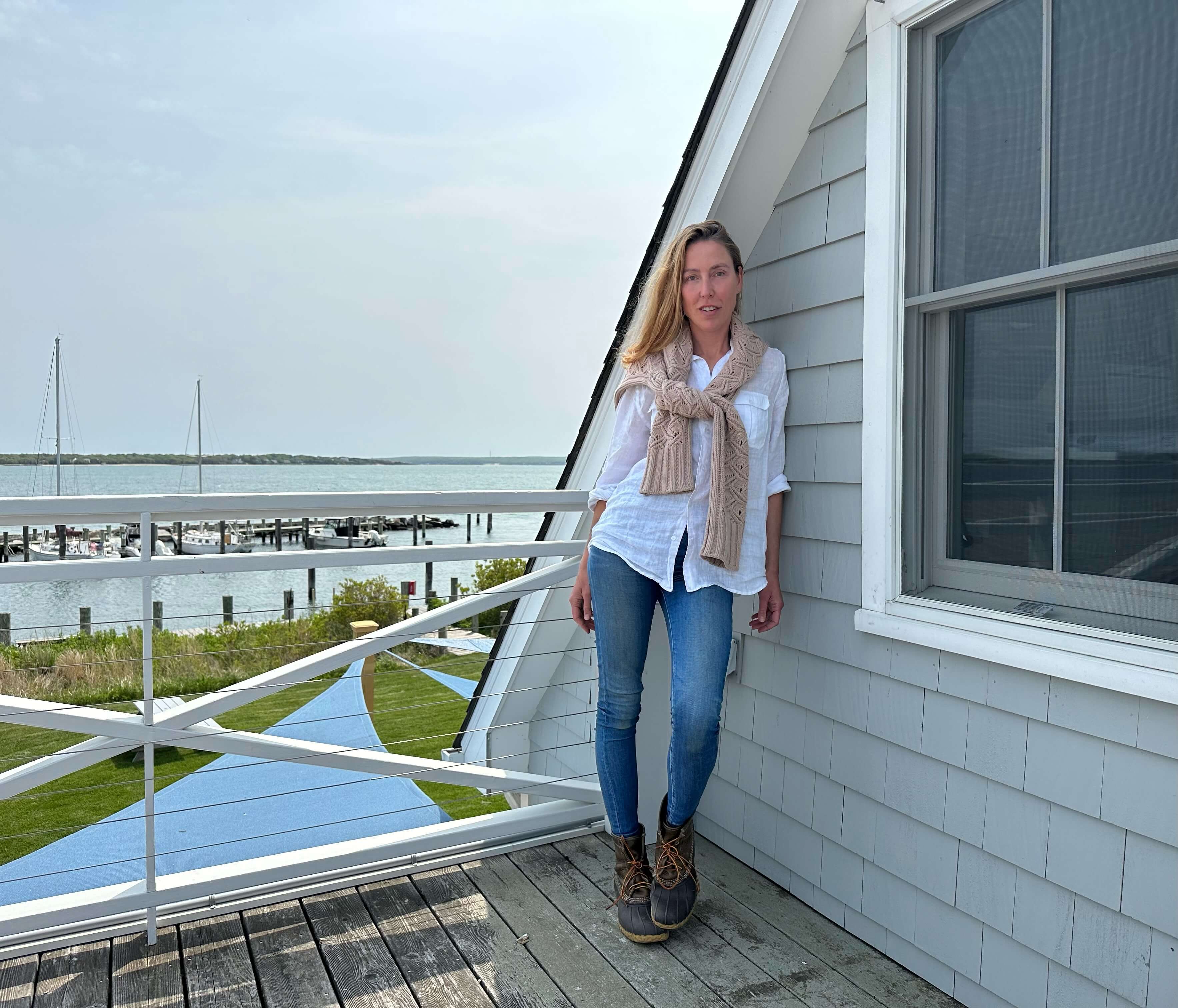 Andrea Tese, owner of Minnow in New Suffolk.