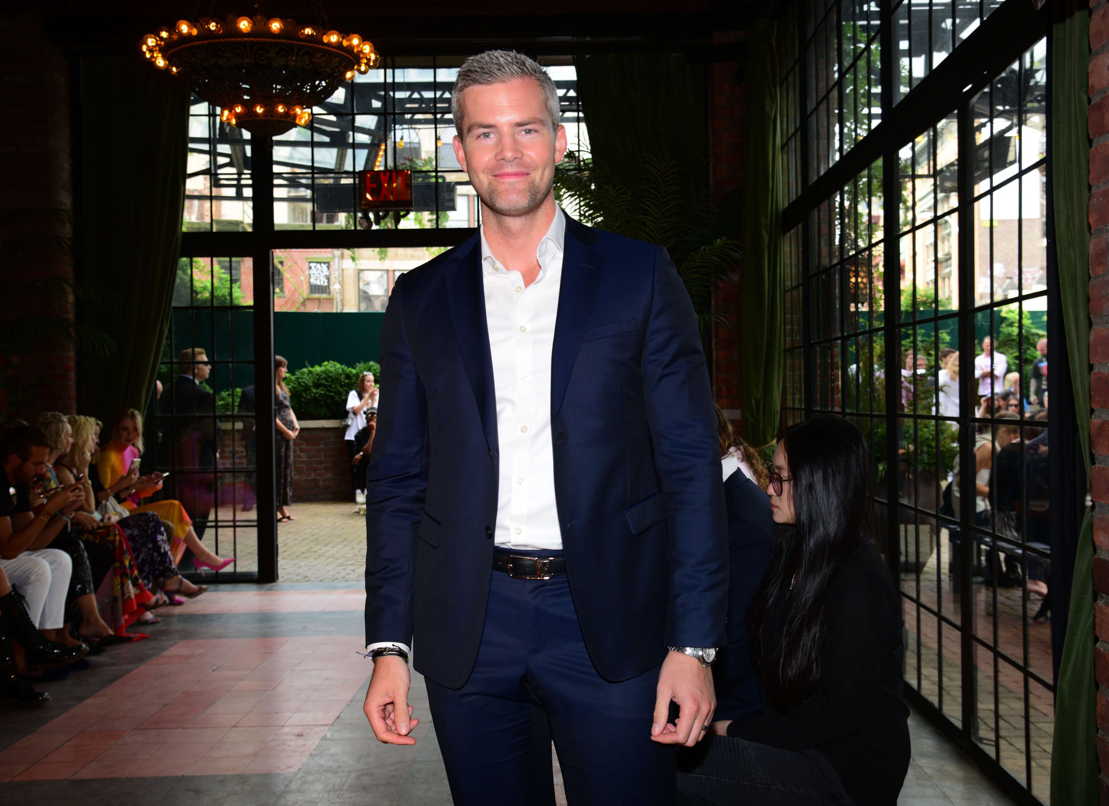 NEW YORK, NY - SEPTEMBER 9: Ryan Serhant attends Elizabeth Kennedy For LBV Debuts At NYFW at Bowery Hotel Terrace on September 9, 2019 in New York. (Photo by Aurora Rose/PMC/PMC) *** Local Caption *** Ryan Serhant