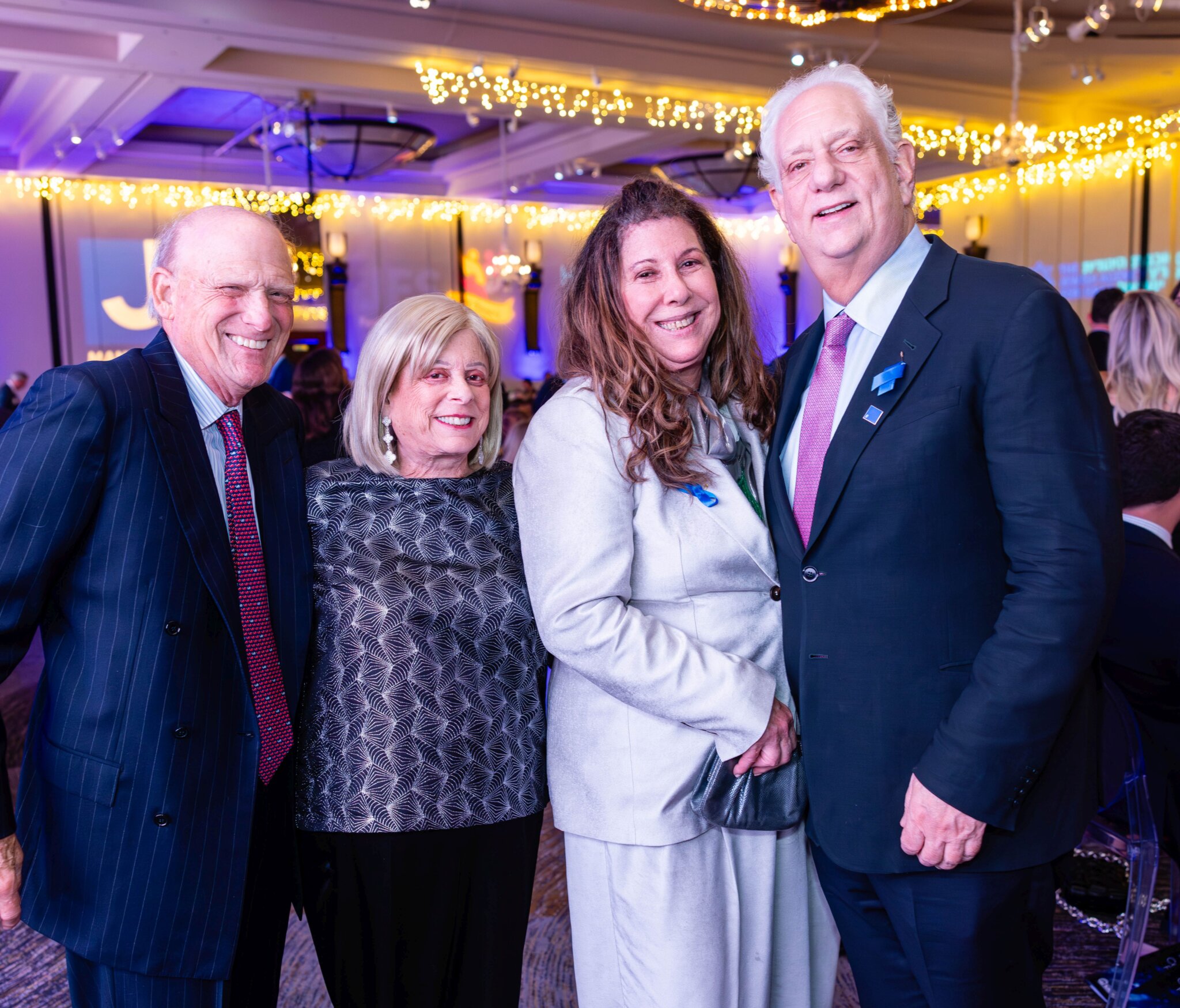 Arthur and Vicki Loring, and Mark and Stacey K. Levy at the Jewish Federation of Palm Beach County Celebrating Philanthropy 2023 event