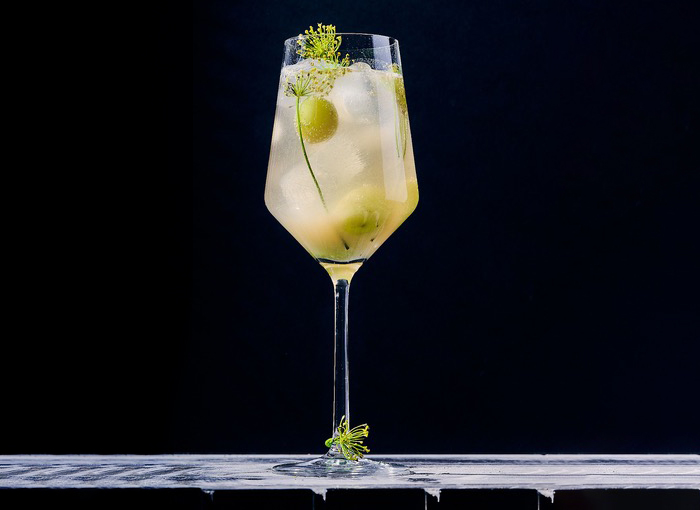 The Origen White Sangria vodka cocktail