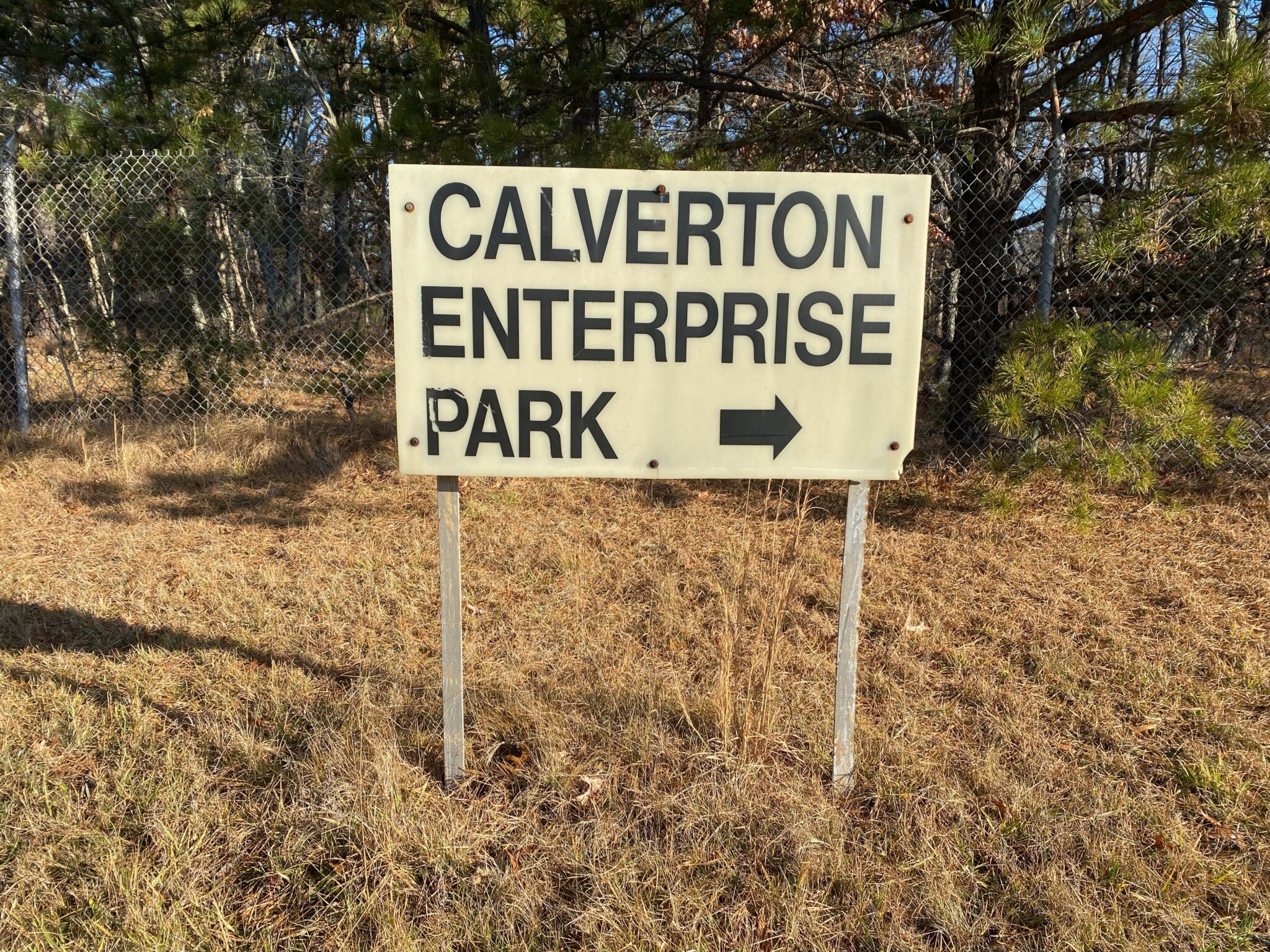 EPCAL, Calverton Enterprise Park sign