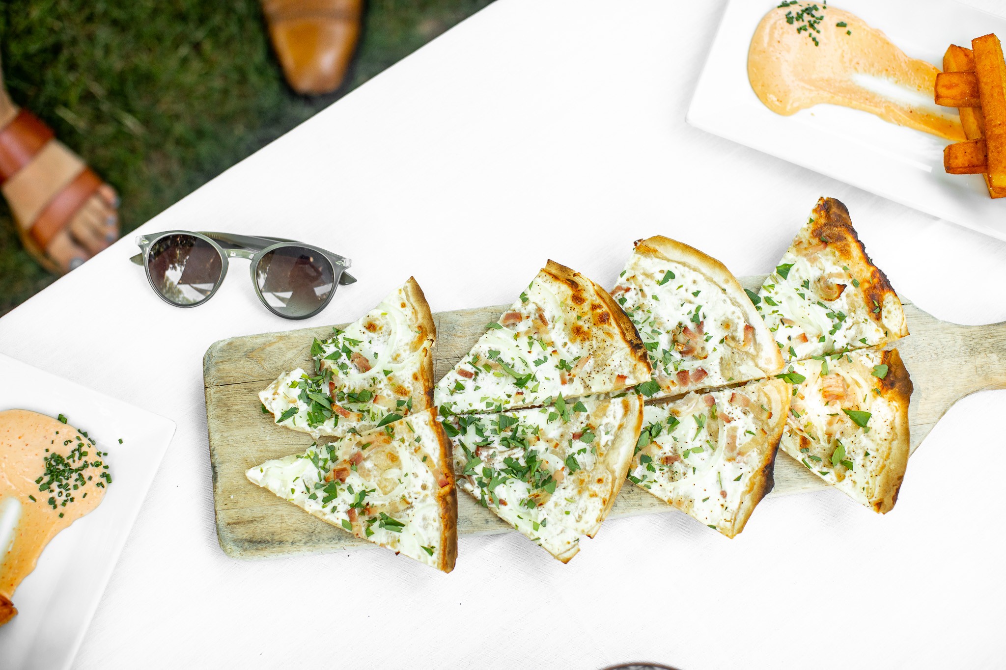Mirabelle Restaurant & Tavern’s Flammkuchen