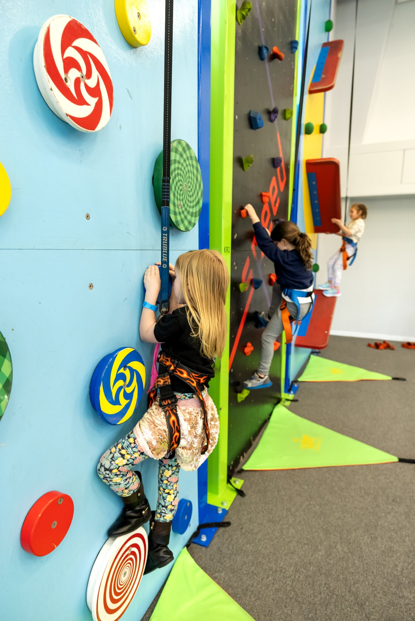 The rock wall at Scott's Pointe