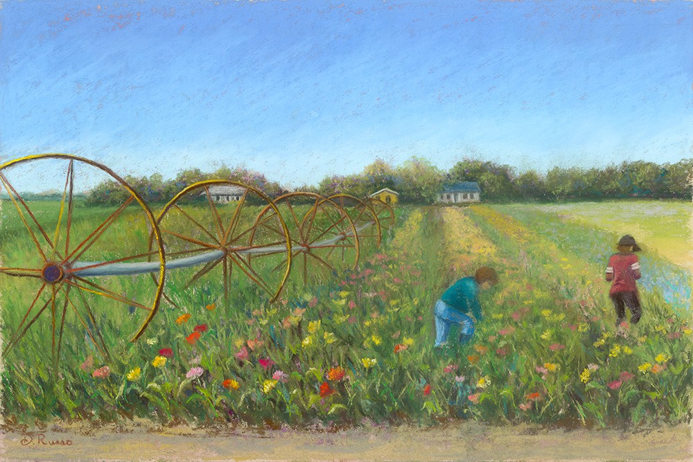 "Flower Farm, Riverhead" by Dorothy Russo