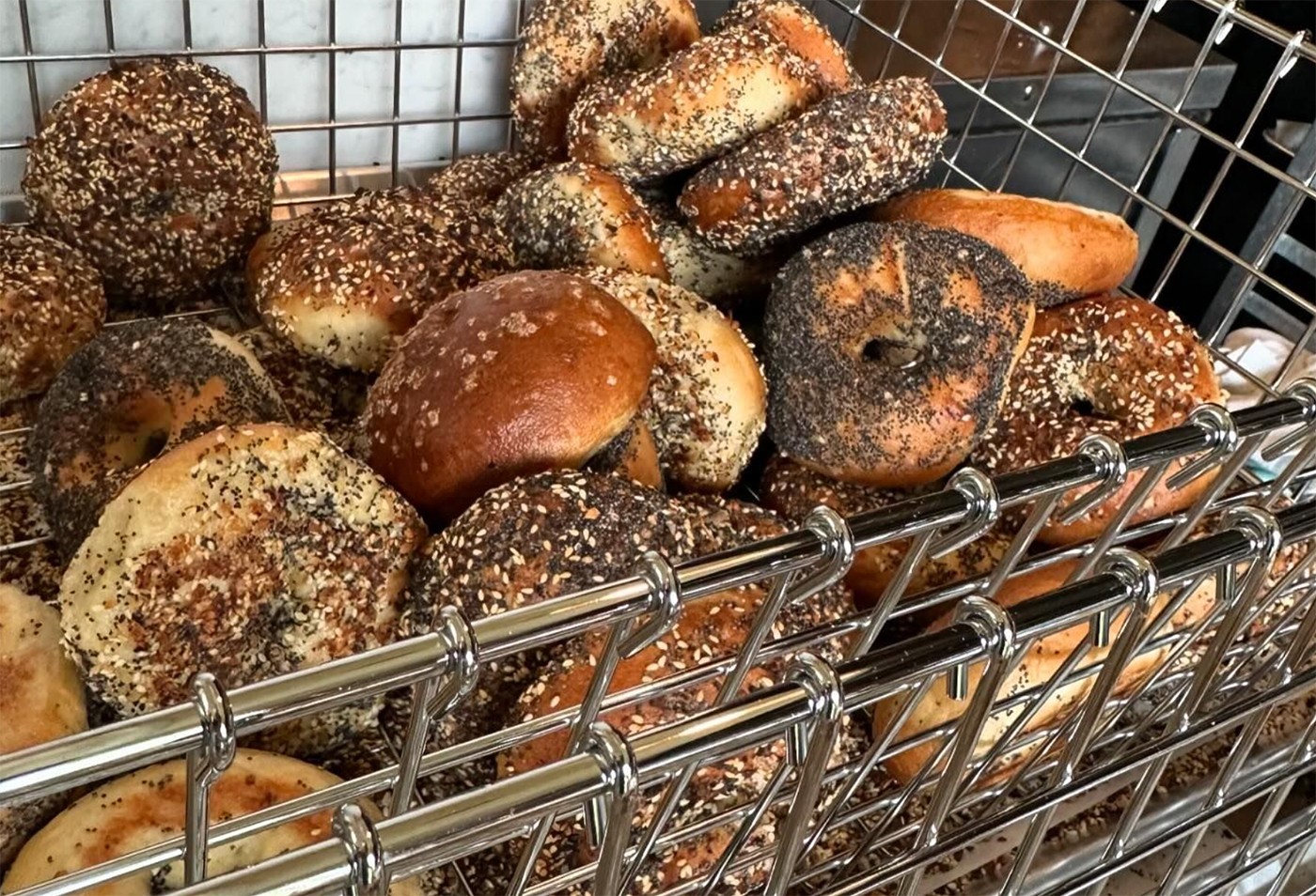 Delicious PopUp Bagels ready for a schmear!