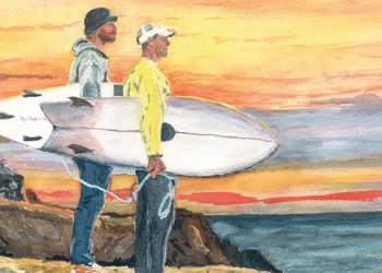 July 26, 2024 Dan's Papers cover art (detail) by Debbie Foglia