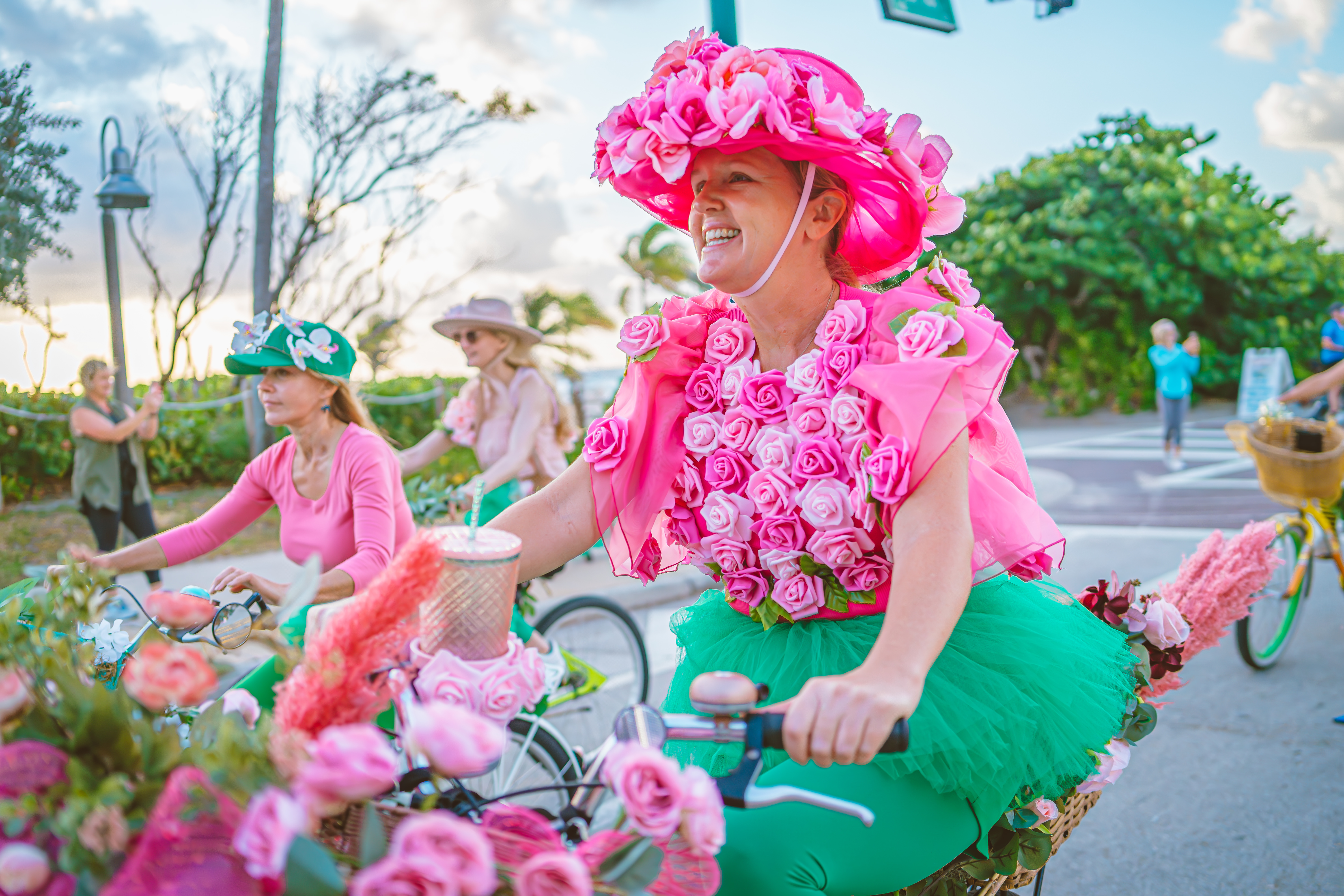 Lisa Levinson and Lisa Ricco on the Witches of Delray Beach Bike Ride