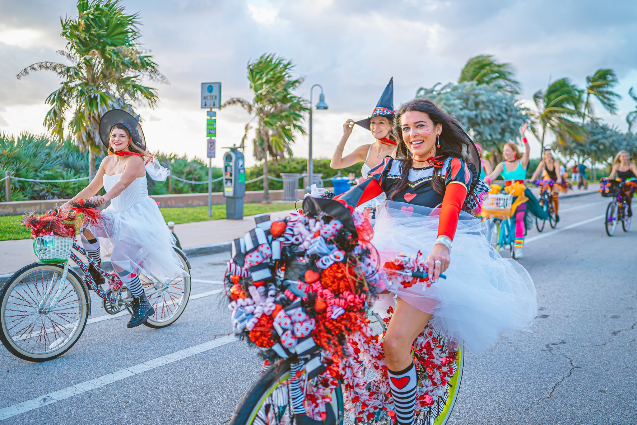 Melanie Von Schimmelmann, Marissa Schear on the Witches of Delray Beach Bike Ride