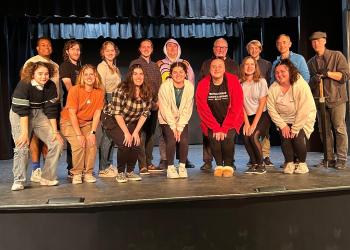 The cast of North Fork Community Theater's (NFCT) Spamalot