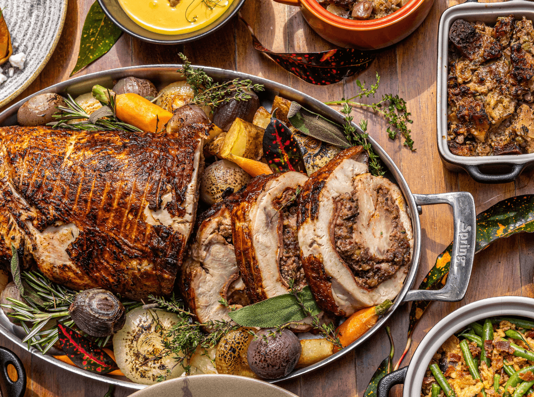 Galley at the Hilton Thanksgiving.