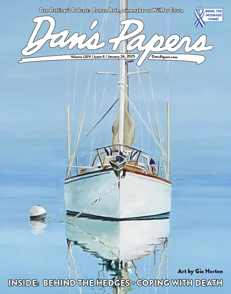 "Tranquility" January 24, 2025 Dan's Papers cover art by Gia Horton