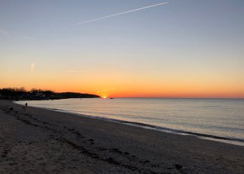 Sunset at Town Beach in Southold